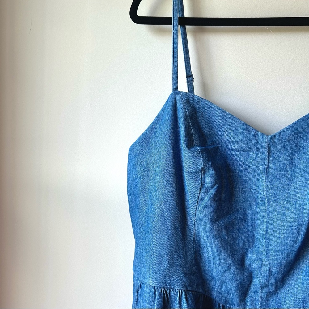 {Old Navy} NWT Denim Sweetheart neck Stretching spaghetti strap summer romper